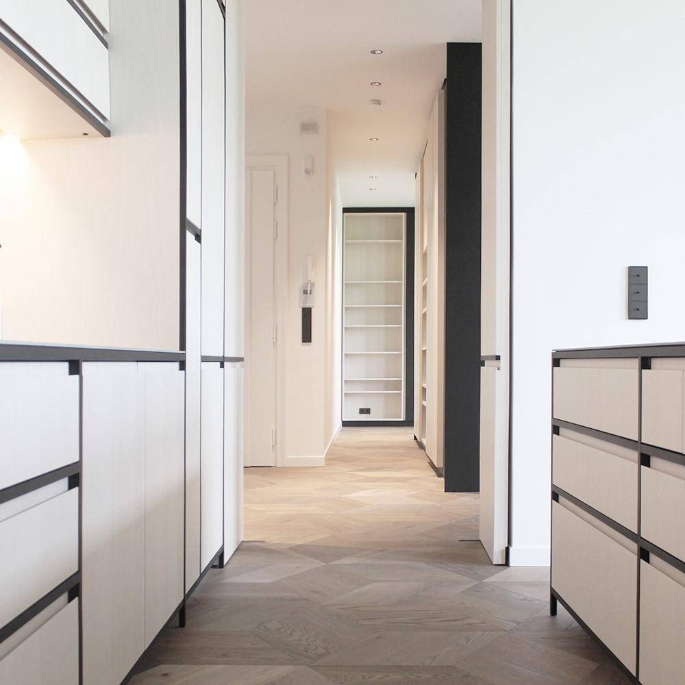 Besonderes Parkettmuster am Opernring