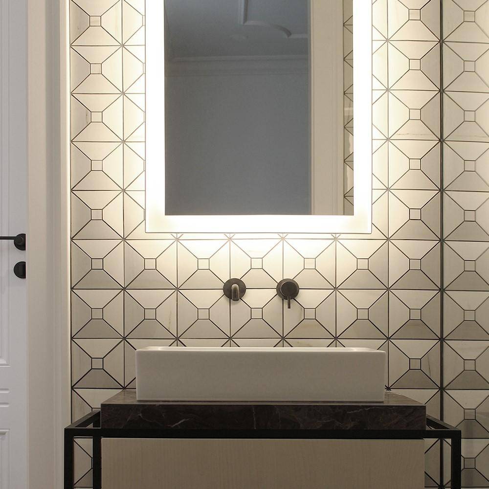 Besonderes Parkettmuster am Opernring