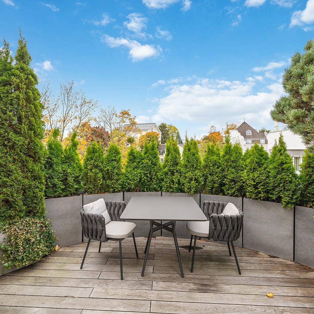 Detailverliebtes Upgrade eines Penthouses im Grünen