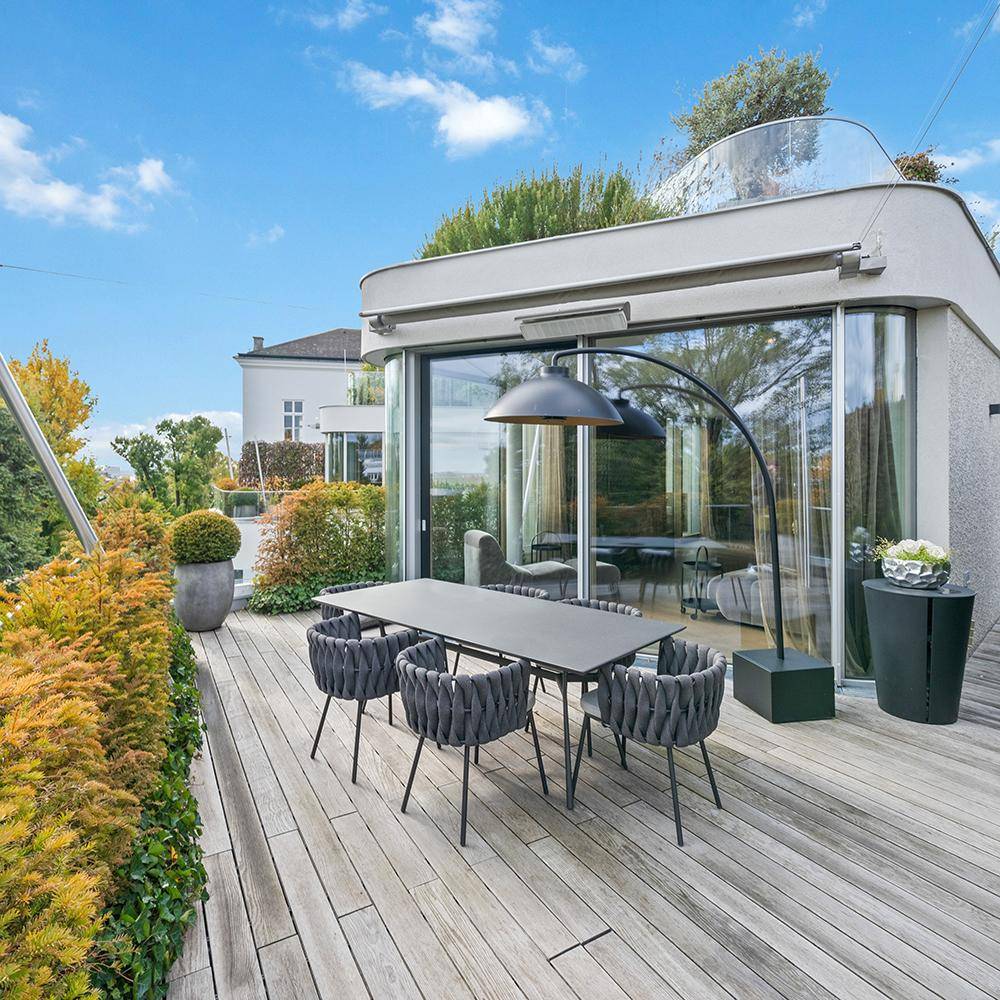 Detailverliebtes Upgrade eines Penthouses im Grünen