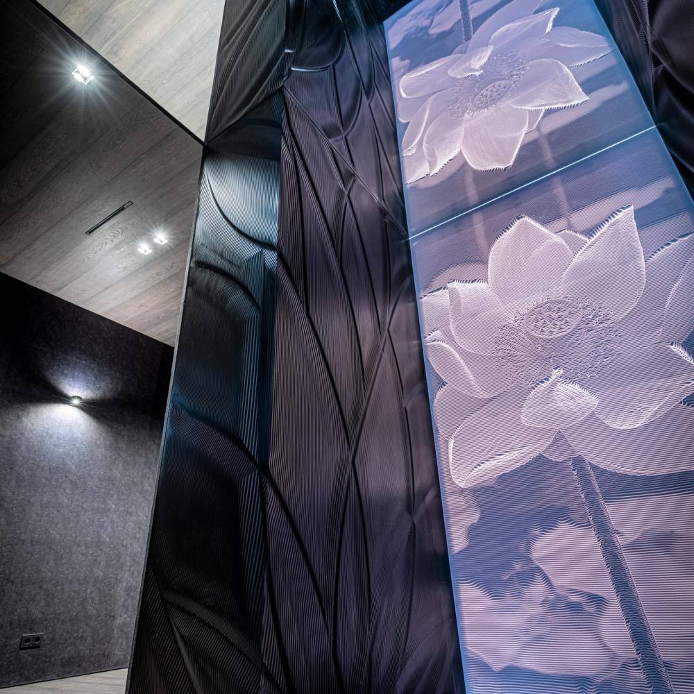 Einzigartige Materialbibliothek im exklusivem Ambiente