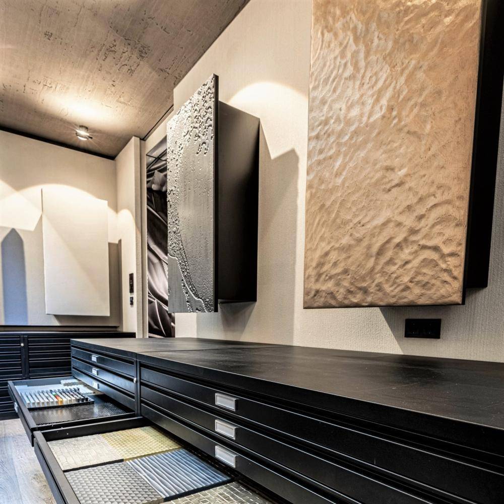 Einzigartige Materialbibliothek im exklusivem Ambiente