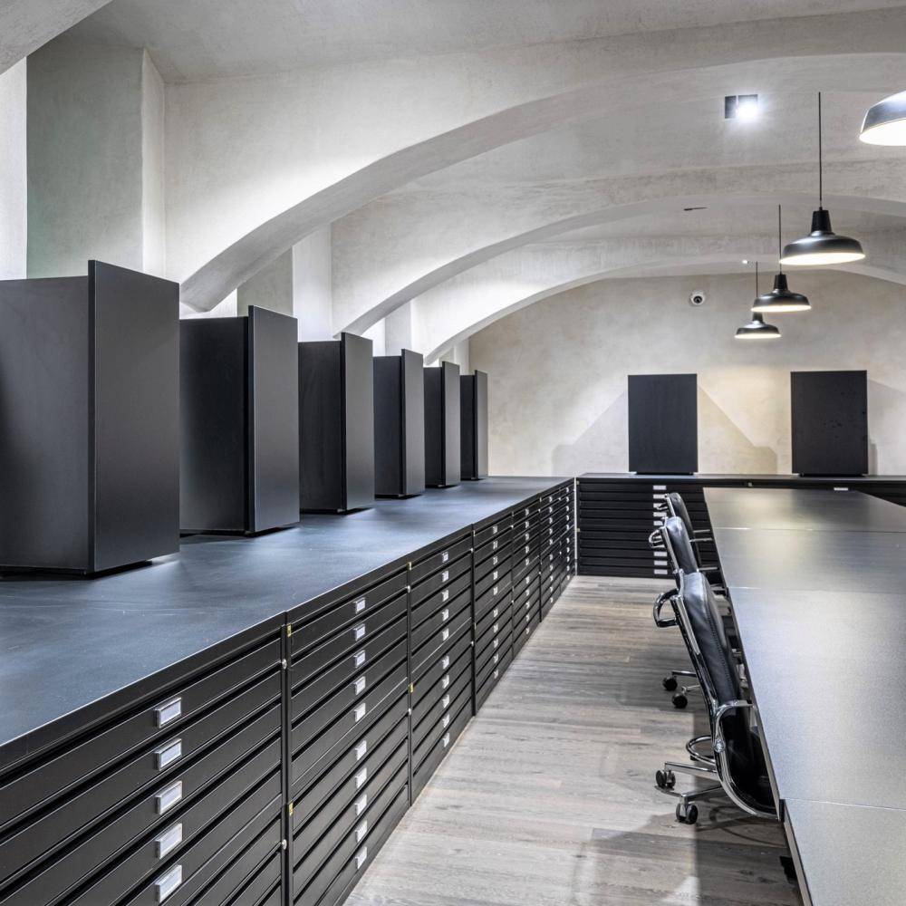 Einzigartige Materialbibliothek im exklusivem Ambiente