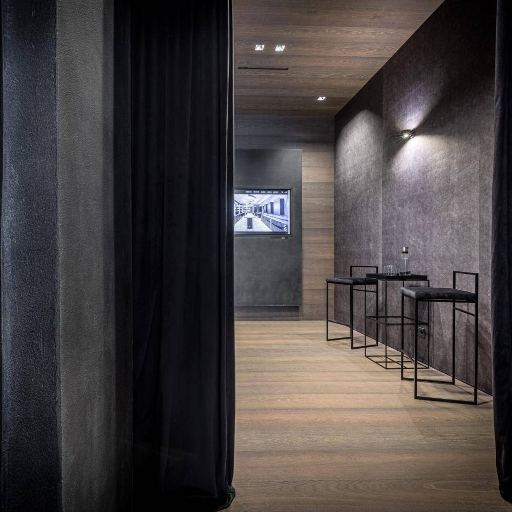 Einzigartige Materialbibliothek im exklusivem Ambiente