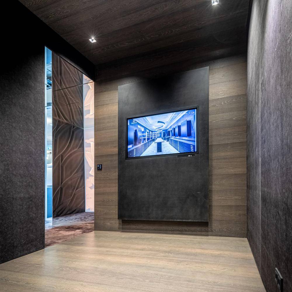 Einzigartige Materialbibliothek im exklusivem Ambiente