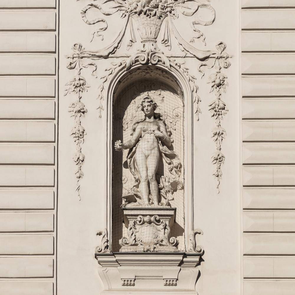 Fassadenrestaurierung des Hosenträgerhauses von Otto Wagner