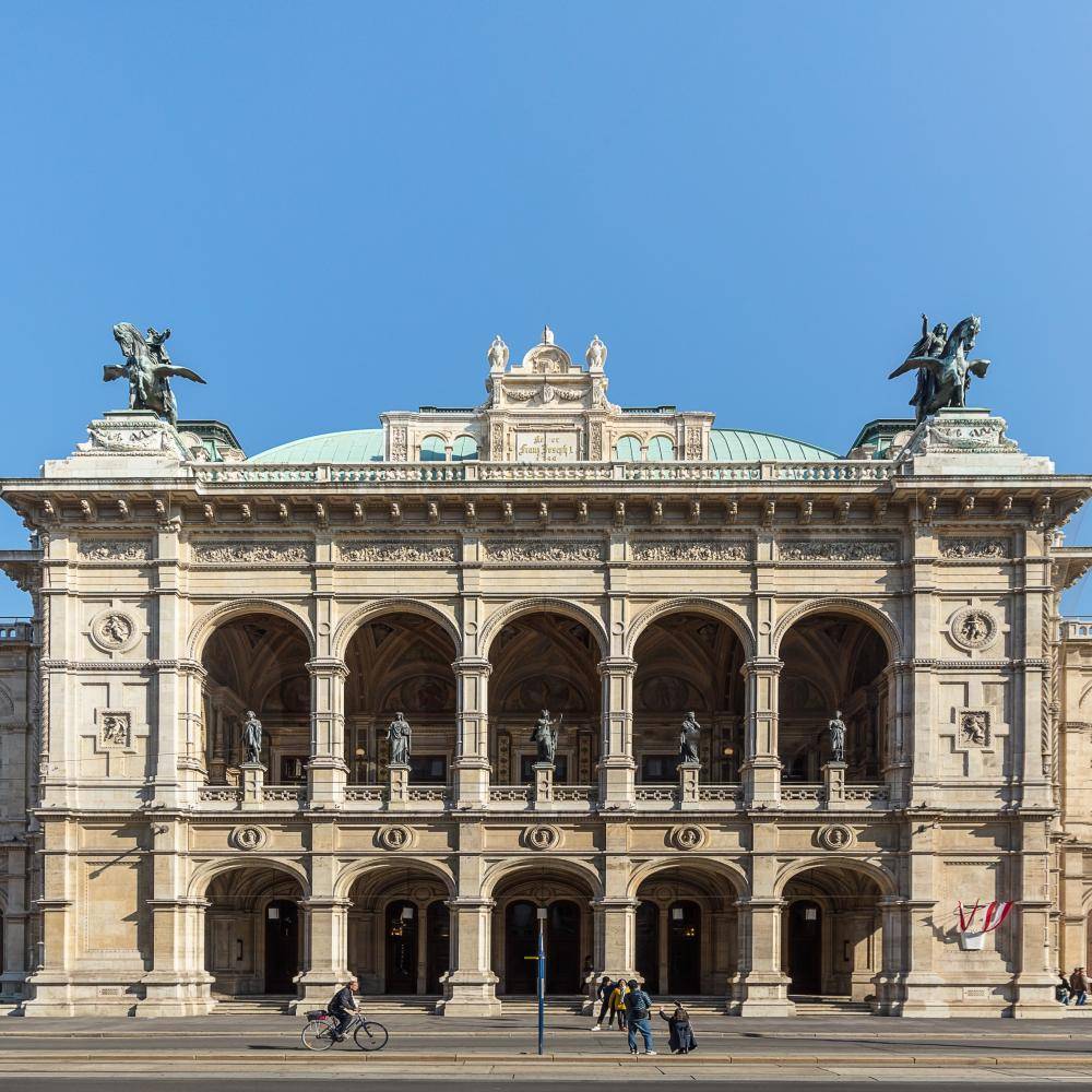 Restaurierungsarbeiten in der Wiener Oper