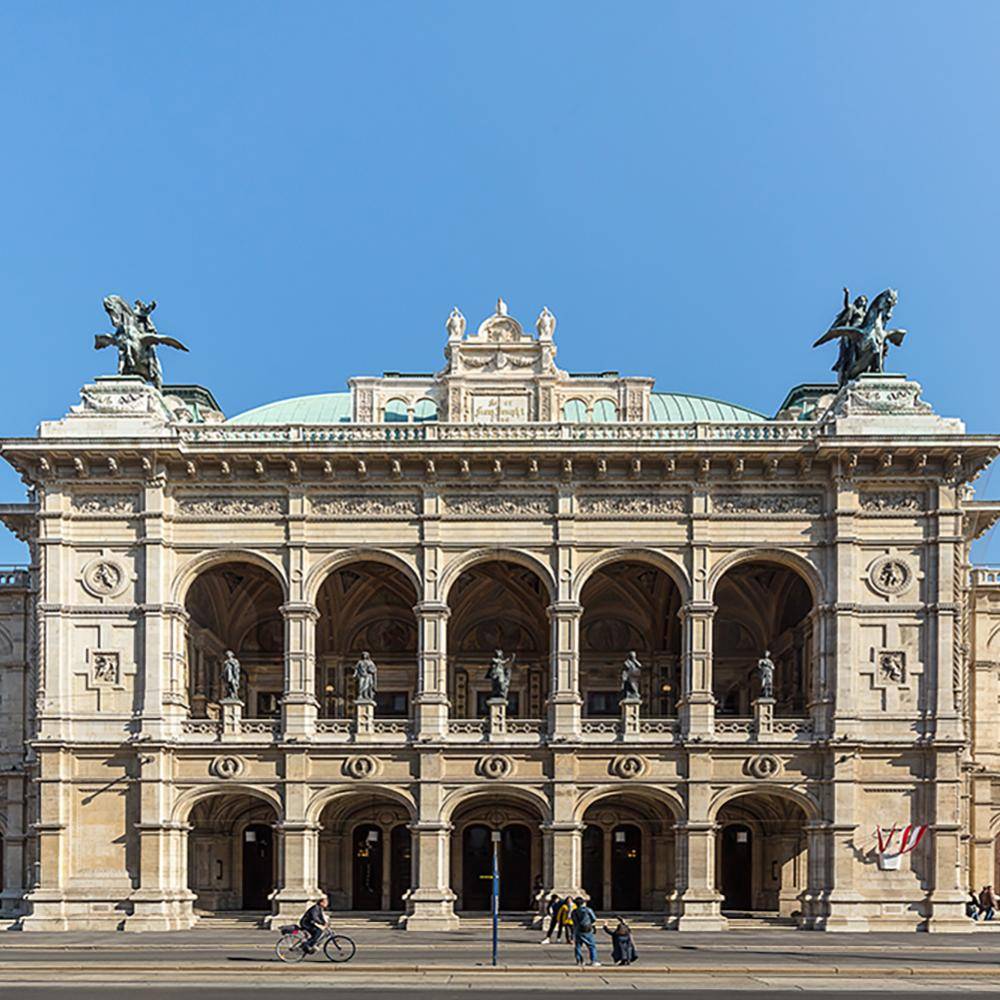 Restaurierungsarbeiten in der Wiener Oper