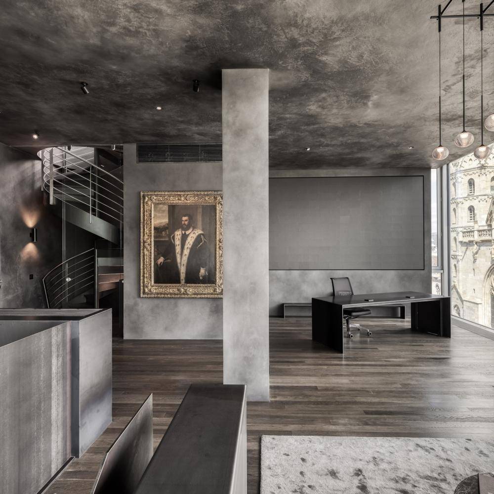 Spektakuläres Penthouse im Herzen Wiens bei Tag